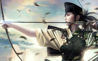 Samurai Girl Live Wallpaper capture d'écran 2