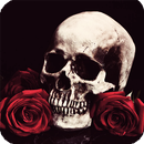 Skull And Roses Wallpaper APK