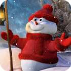 Snowman Live Wallpaper أيقونة