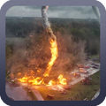 Tornado Fire Wallpaper