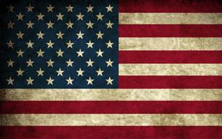 United States Flag Wallpaper plakat