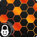 Hexa Nano Honeycomb Abstract HD App Lock Screen