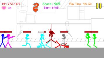 StickMan Touch Action スクリーンショット 3