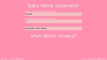 Baby Name Generator capture d'écran 1