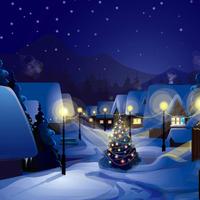 Navidad Noche Fondos Animados captura de pantalla 3