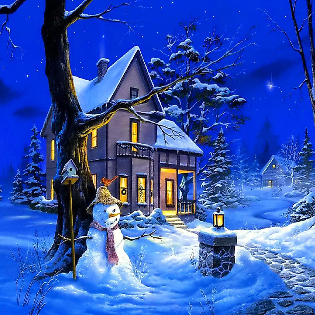 Sfondi Natalizi Live.Christmas Night Live Wallpaper For Android Apk Download