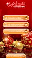 Weihnachts Tastatur Plakat