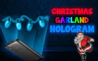 Christmas Garland Hologram Affiche