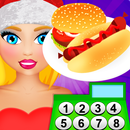 Christmas street food stand game APK
