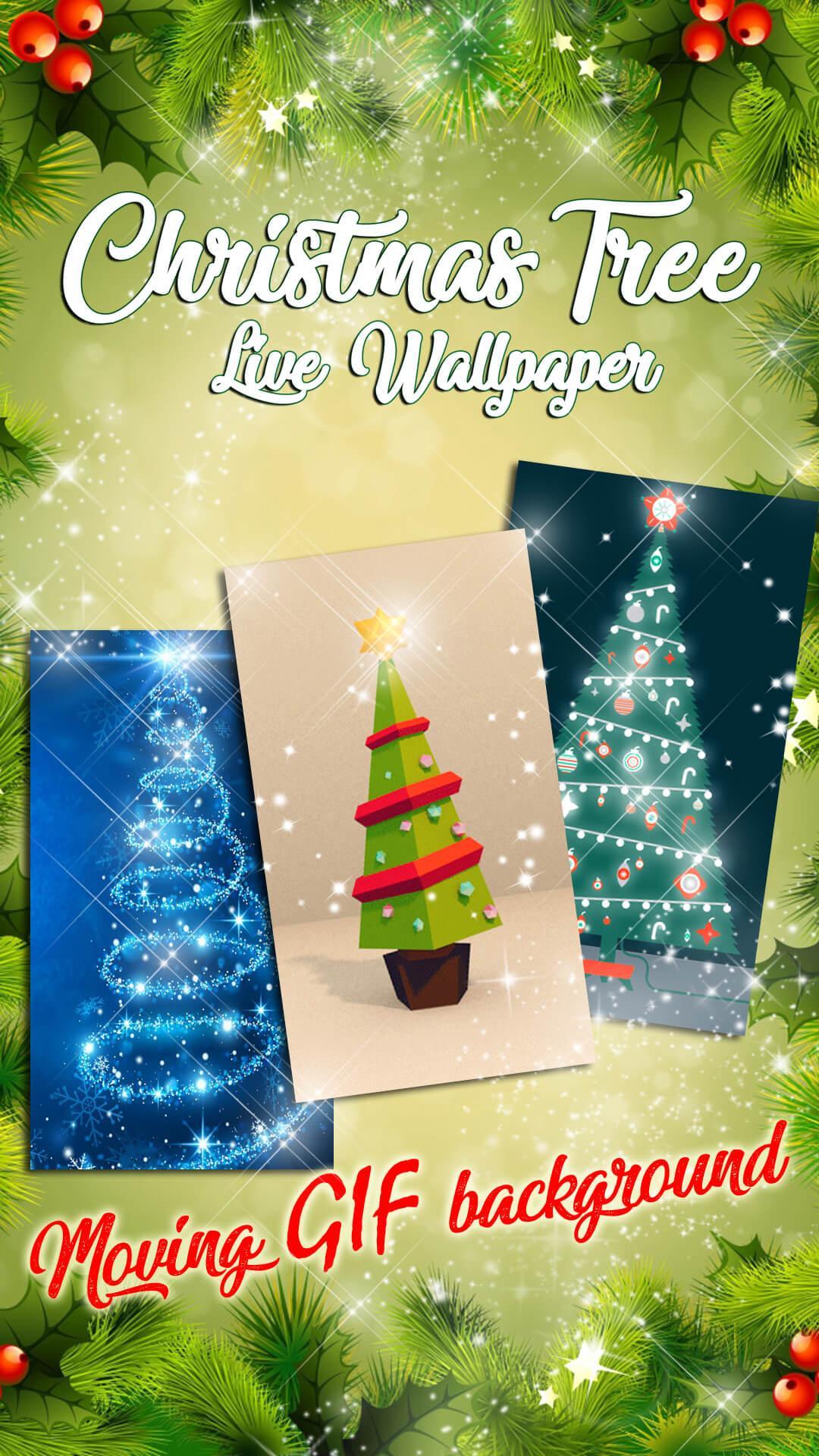 Wallpaper Pohon Natal Hidup Gambar Animasi For Android Apk