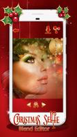 Christmas Selfie Blend Editor poster