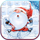 Christmas Snow Angel Keyboard Themes APK