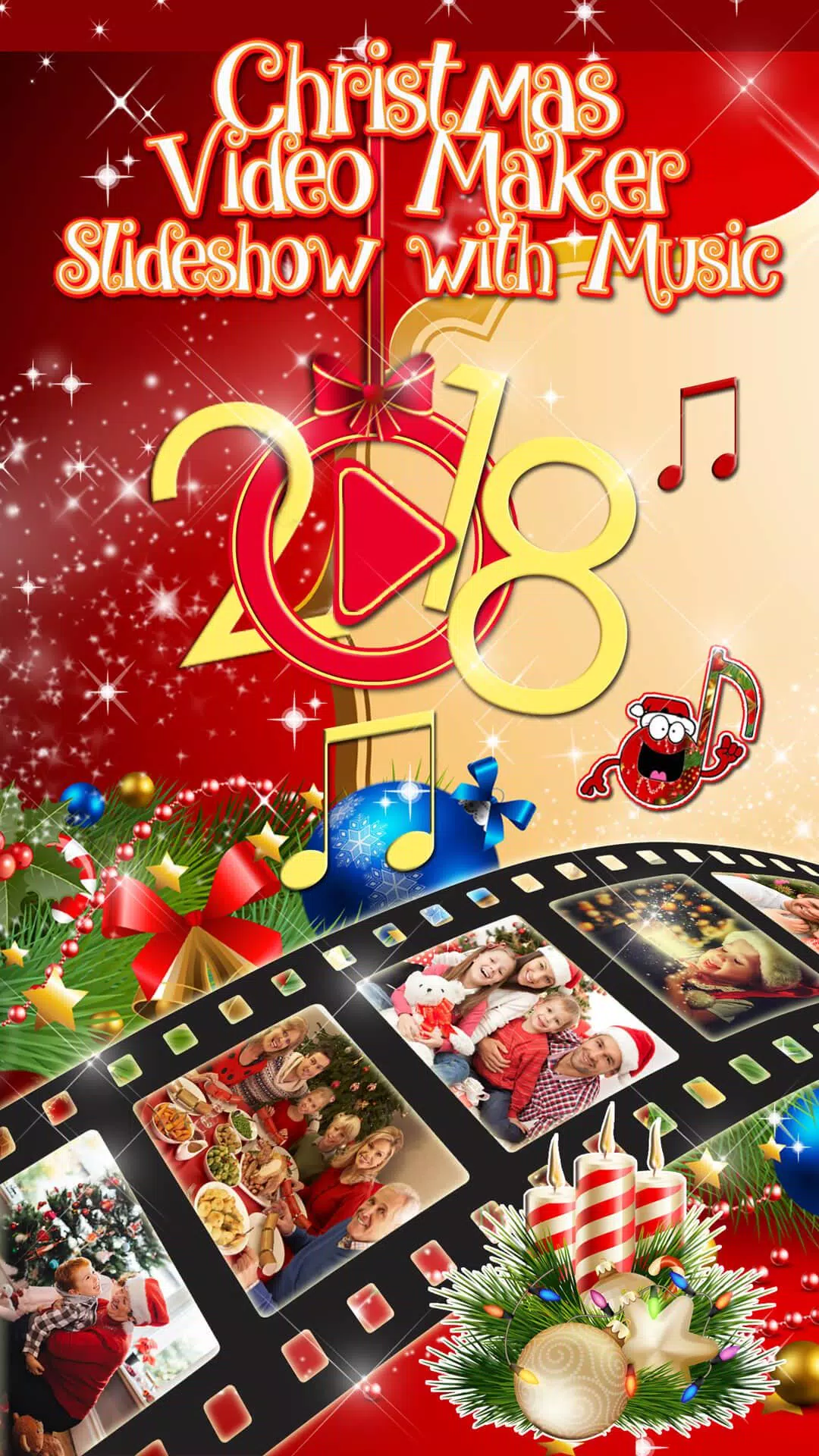 Download do APK de Colagem de Fotos com Musica 🎥 Montagem de Natal para  Android