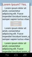 Lorem Ipsum تصوير الشاشة 1