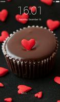 Chocolate cake Lock Screen screenshot 2