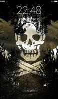 Pirate Skull Lock Screen screenshot 2