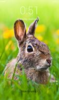 Rabbit run Lock Screen Wallpaper Plakat