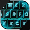”Neon Blue Keyboard Theme