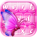 Pink Butterfly Keyboard Emoji