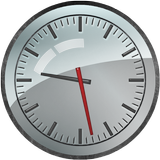 Transparenten Uhr Widget Zeichen