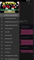 برنامه‌نما Kode PS 3 Lengkap Terbaru 2018 عکس از صفحه