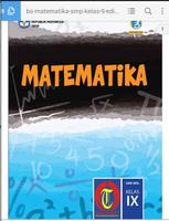 Matematika SMP Kelas 9 Revisi 2018 - BS ポスター