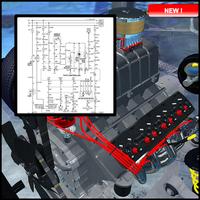 Circuit Diagram Mobil Amerika ポスター