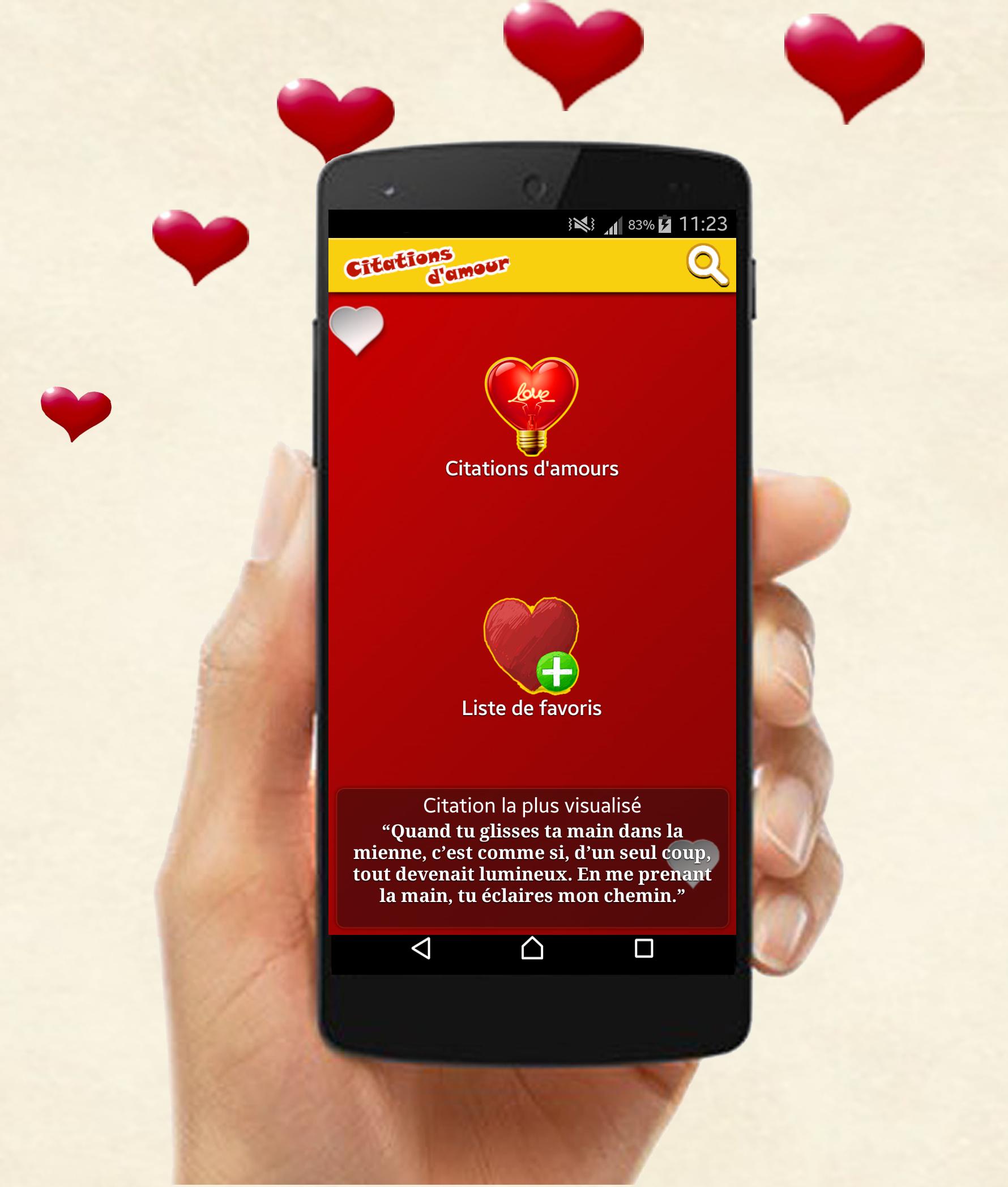 Sms D Amour Et Citations For Android Apk Download