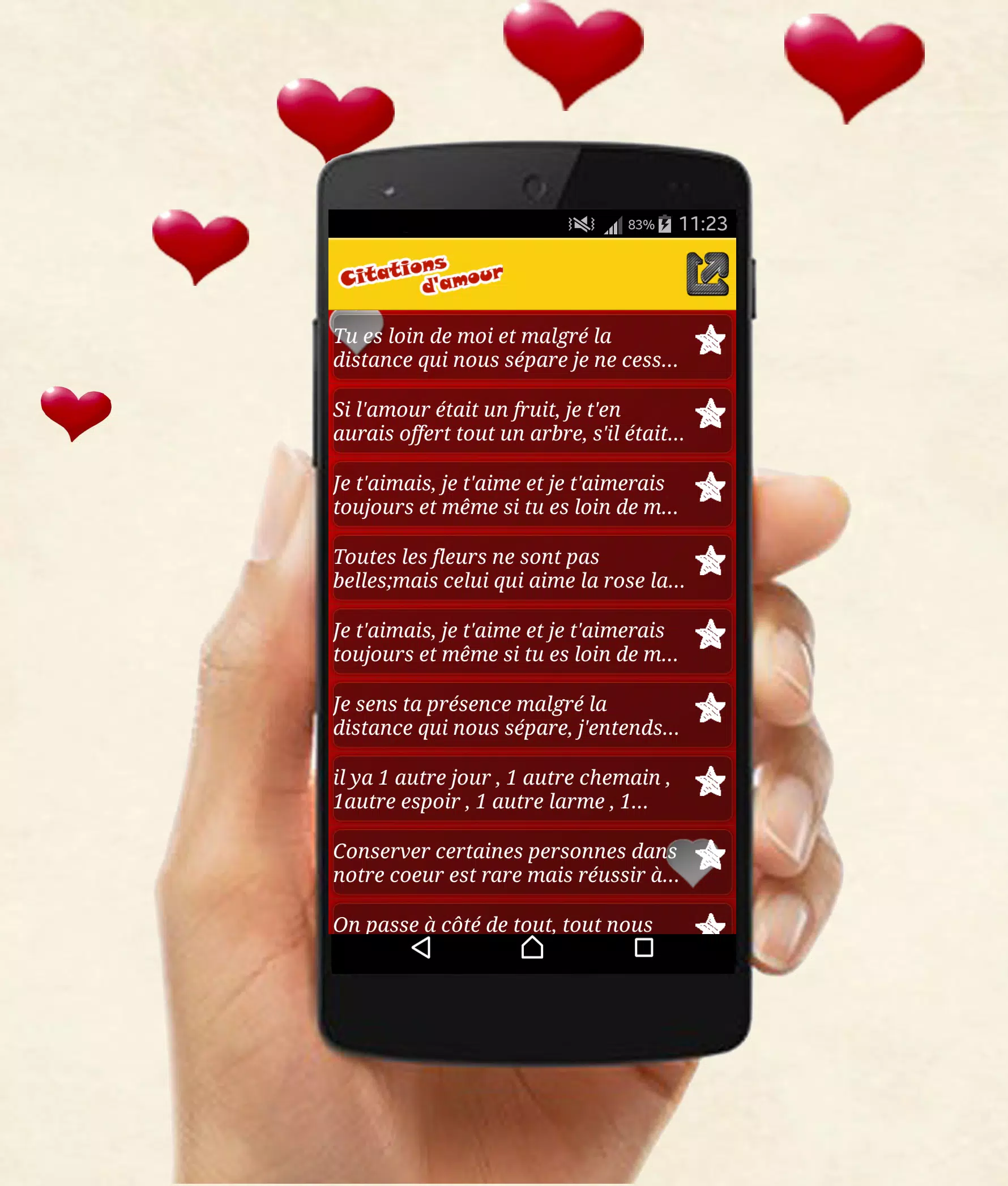 Sms D Amour Et Citations For Android Apk Download
