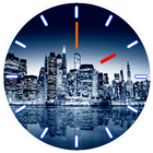 City Skyline Clock icône