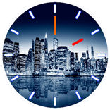 City Skyline Clock
