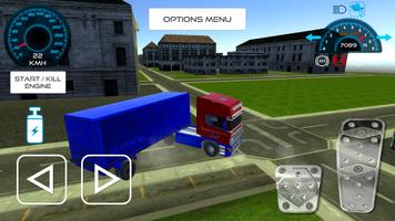 City Truck Game Simulator Affiche
