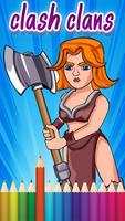 Clash Clans Coloring Game 포스터
