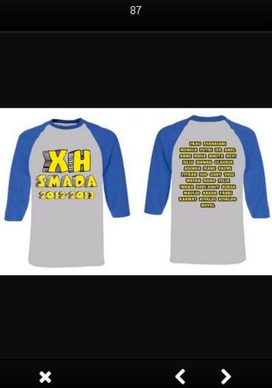 Desain Baju Kelas  Ips Simple