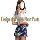 ikon Desain Celana Pendek Wanita