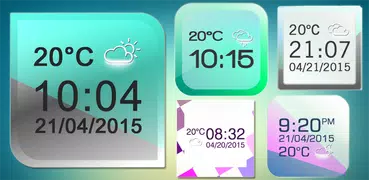 Clean Digital Clock