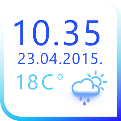 Clean Digital Clock