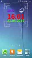 Clean Digital Clock syot layar 4