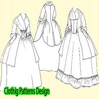 Clothig Patterns Design 포스터