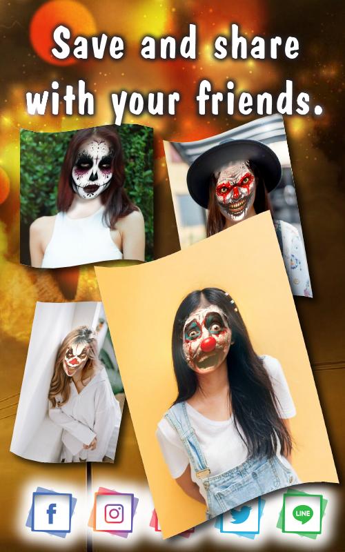 Horror Clown Mask Photo Editor For Android Apk Download - circus clown mime halloween costume roblox