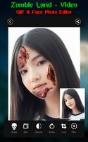 Zombie Video, GIF & Ghost Face Photo Editor скриншот 3