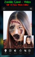 Zombie Video, GIF & Ghost Face Photo Editor capture d'écran 2