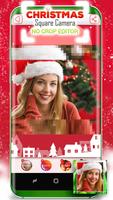 Christmas Square Camera - No Crop Editor poster