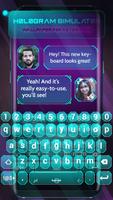Hologram Simulator Wallpaper for Keyboard poster