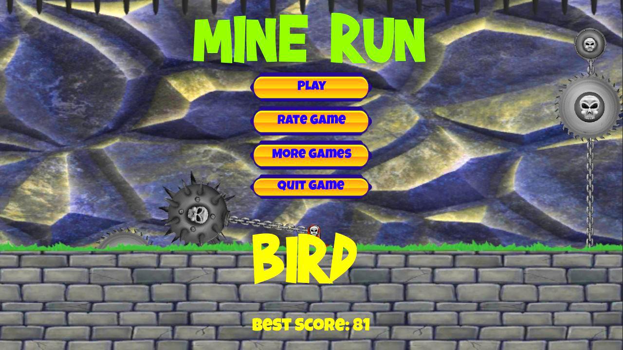 Mine run game. Тетрис из пушистых птичек для андроид.