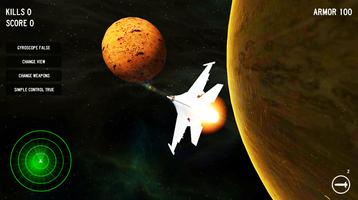 F16 Fighter 3D Space War ảnh chụp màn hình 1