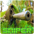 Scharfschütze Schießen Jungle Strike Zeichen
