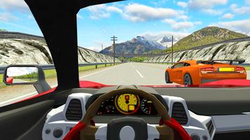 Driving In Car Simulator Affiche
