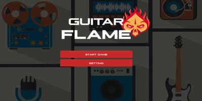 Guitar Flame-poster