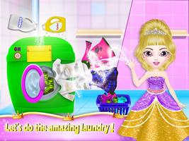 Little Girl Helper - Washing cloth and Gardening capture d'écran 1